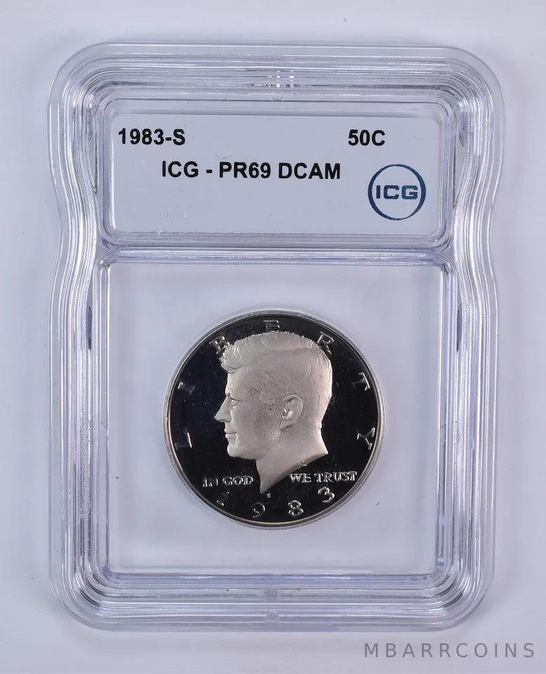 1983-S Kennedy Half Dollar PR69 DCAM ICG