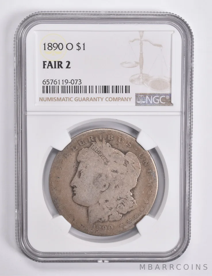 FAIR 2 1890-O Morgan Silver Dollar NGC Lowball Low Ball a4573
