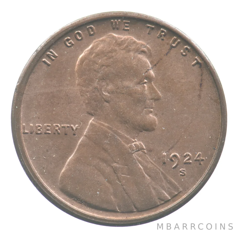 1924-S Lincoln Wheat Cent *4136