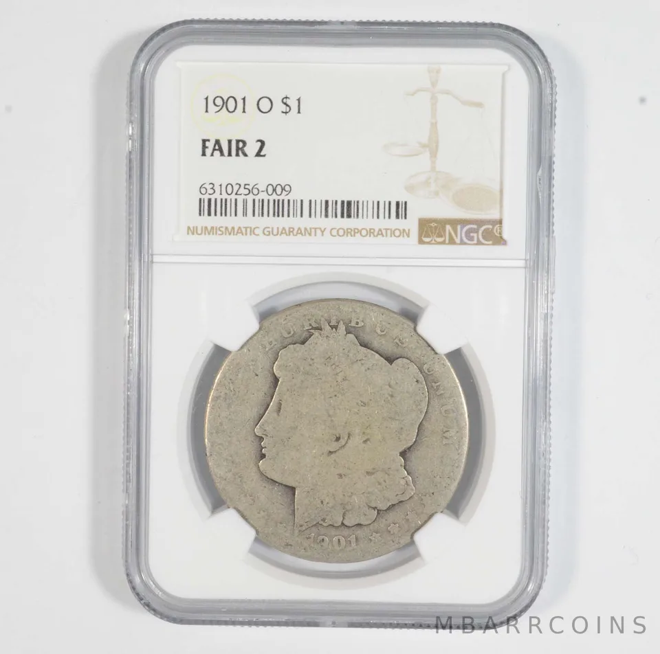 FAIR 2 1901-O Morgan Silver Dollar - Graded NGC LOW BALL a7200