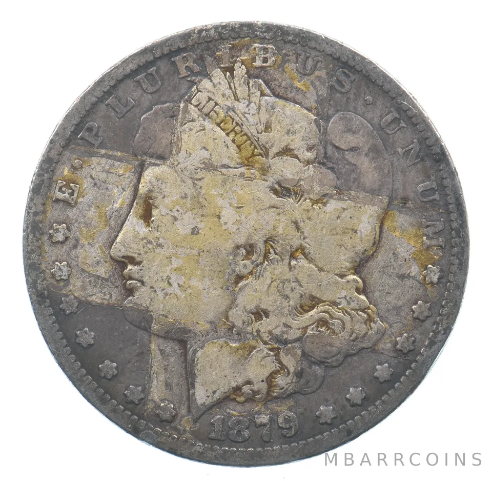 Early - 1879 Morgan Silver Dollar - 90% US Coin *916
