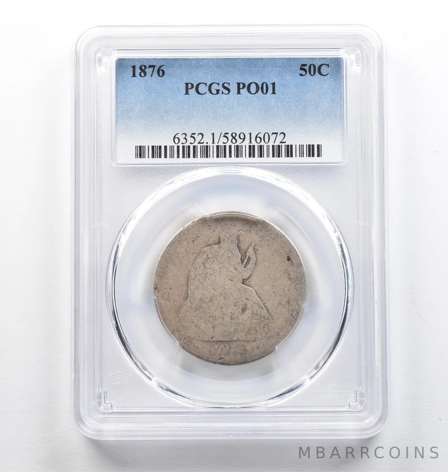 1876 Seated Liberty Half Dollar PO01 PCGS Lowball *9457