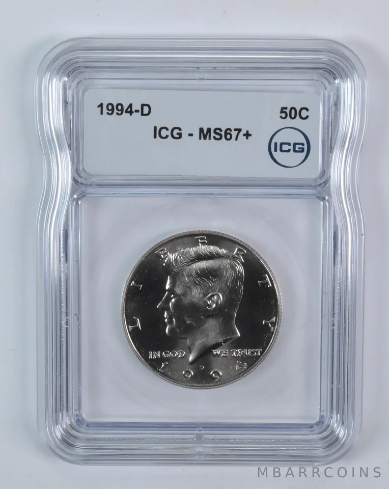 1994-D Kennedy Half Dollar MS67+ ICG