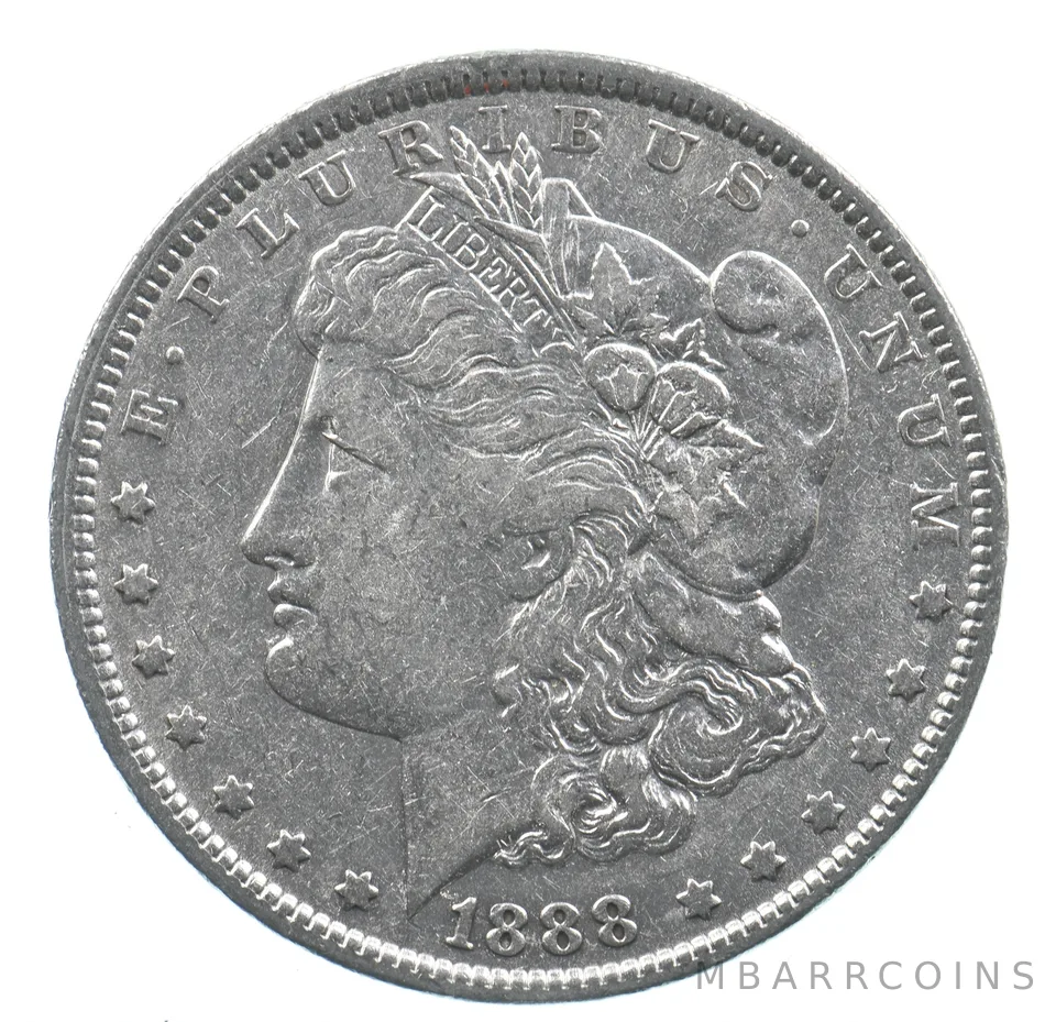 Early - 1888 Morgan Silver Dollar - 90% US Coin *520