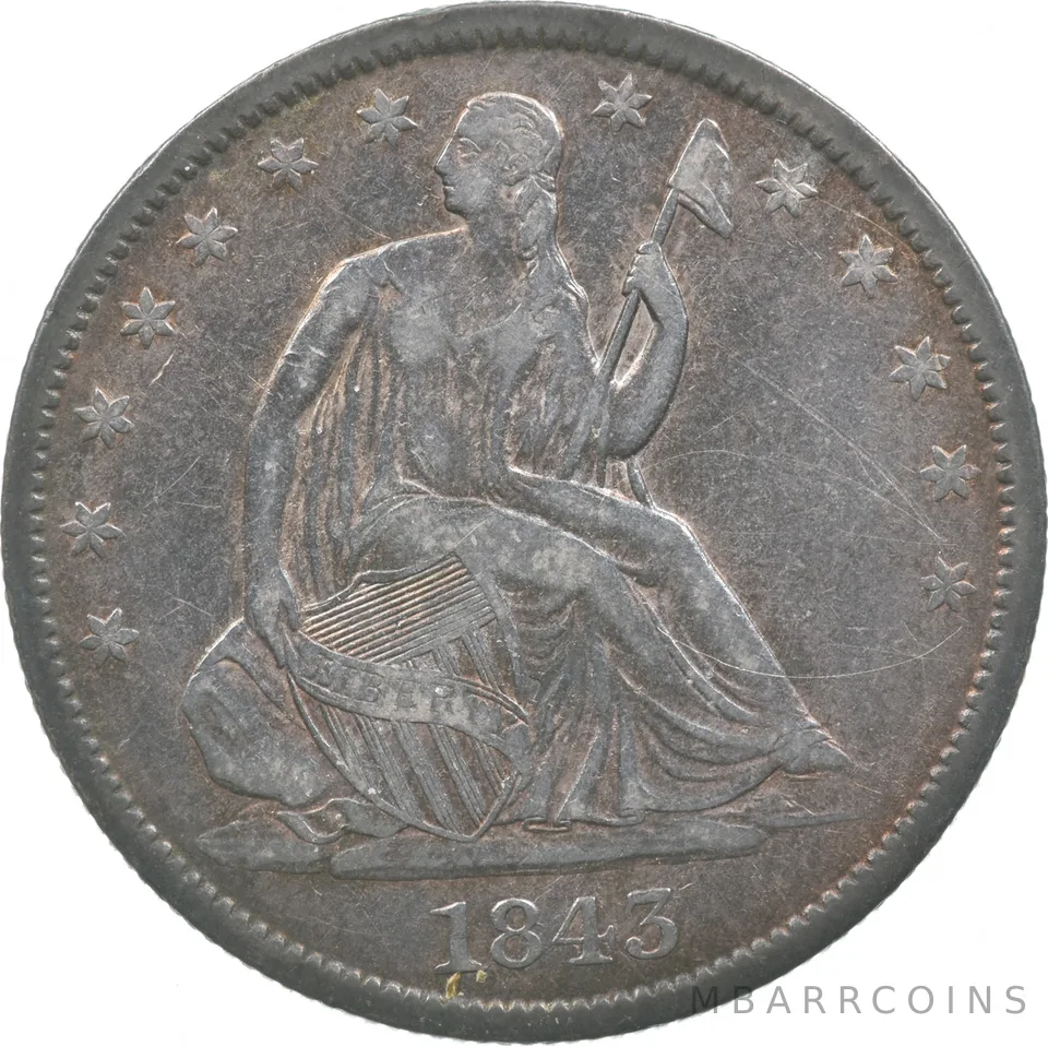1843-O Seated Liberty Half Dollar *3479