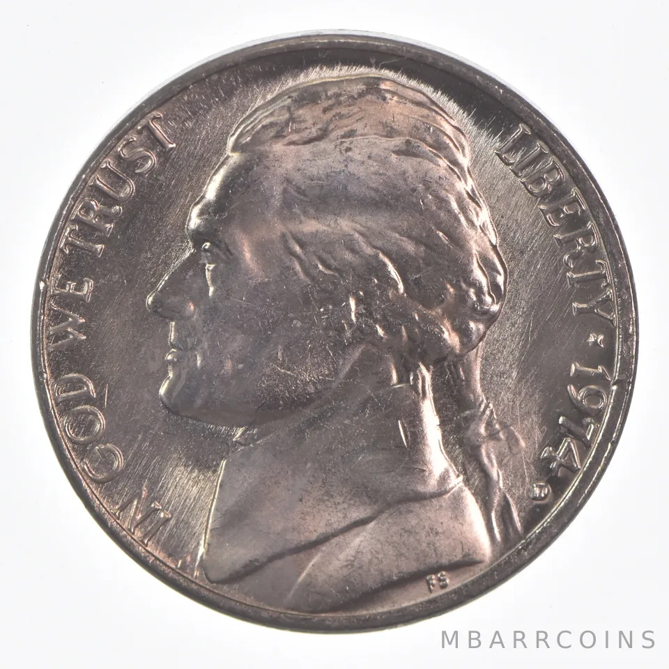 1974-D Jefferson Nickel Unc