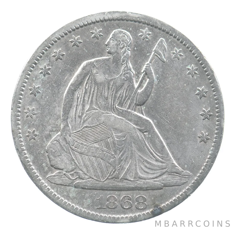 1868-S Seated Liberty Half Dollar *3514