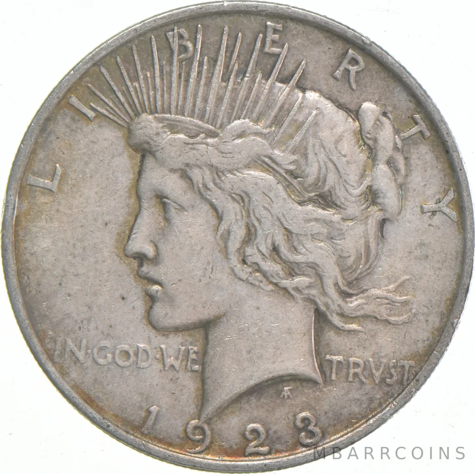1923 Peace US Silver Dollar - 90% Philadelphia Minted