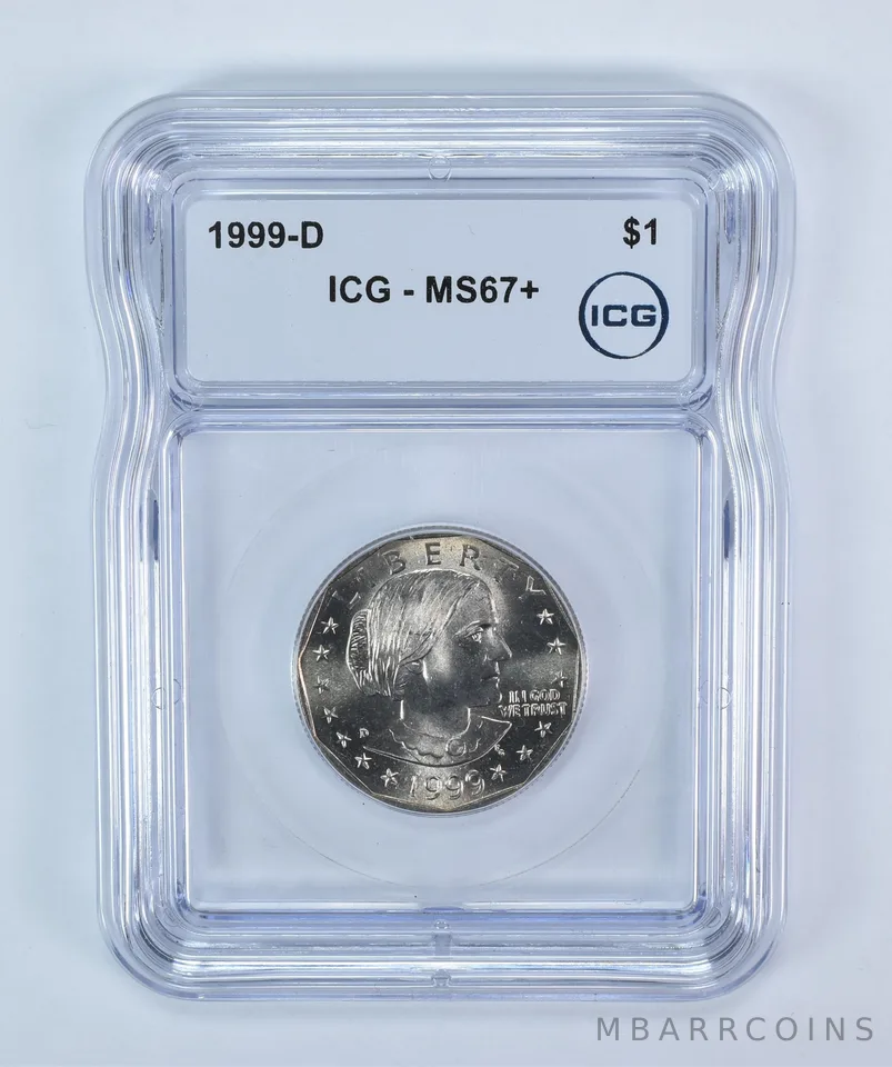 1999-D Susan B Anthony $1 MS67+ ICG