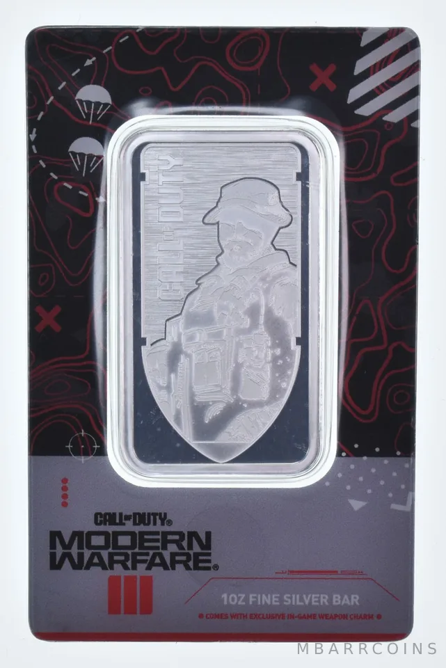1 Oz Silver Bar Call Of Duty Modern Warfare III 20th Anniversary