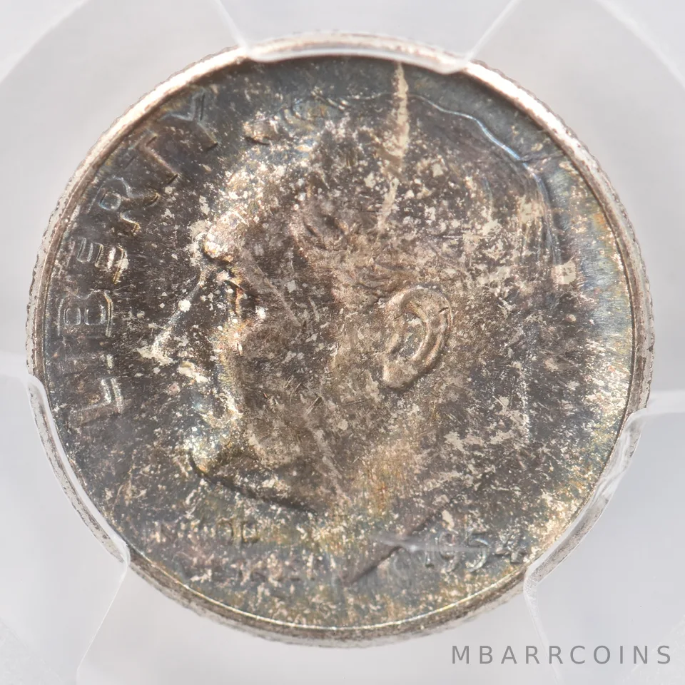 1954 Roosevelt Dime MS65 PCGS Beautiful Tone *0767