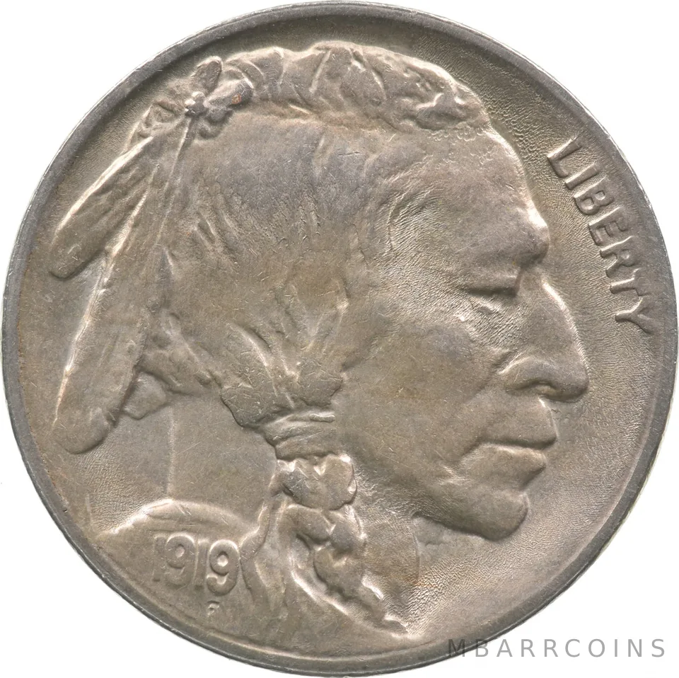 1919-S Indian Head Buffalo Nickel a0903