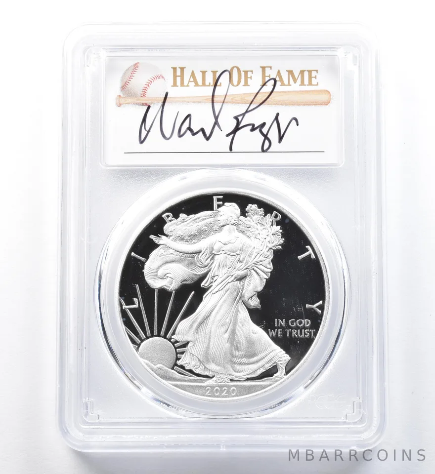 2020-W American Silver Eagle Congratulations Boggs FDOI PR70 DCAM PCGS a1199