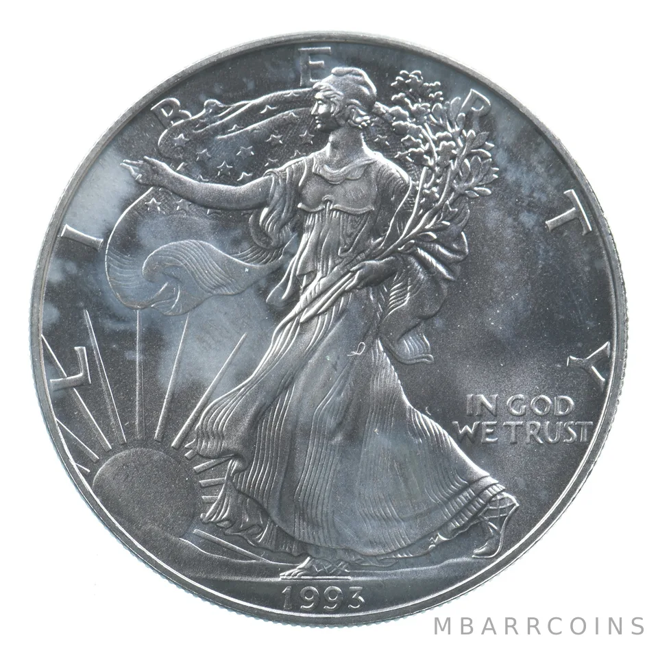 Better Date 1993 American Silver Eagle 1 Troy Oz .999 Fine Silver *650