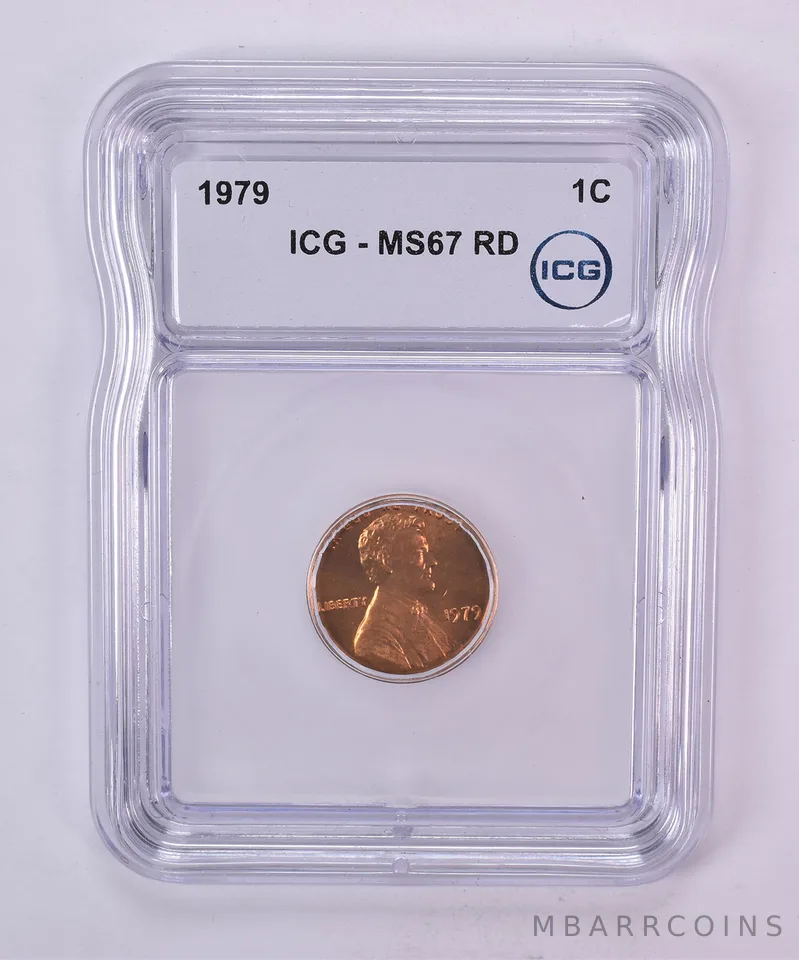 1979 Lincoln Memorial Cent MS67 RD ICG