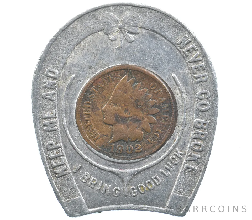 1902 Indian Head Cent Lucky Token *4073