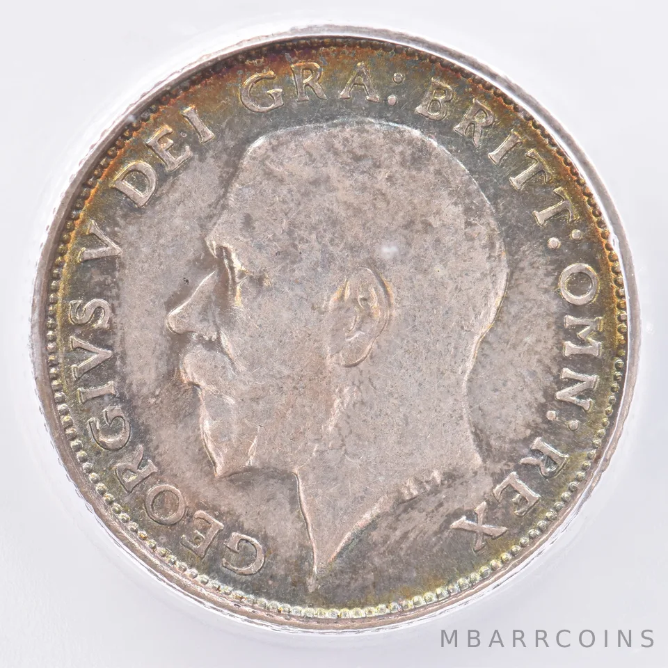 1924 Great Britain 6 Pence KM#815 MS62 ICG Beautiful Tone *1936