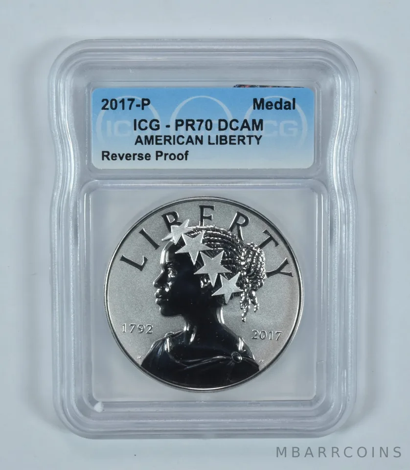 2017-P American Liberty Silver Medal Reverse Proof PR70 DCAM ICG