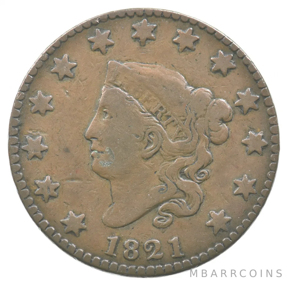 1821 Matron Head Large Cent *8177