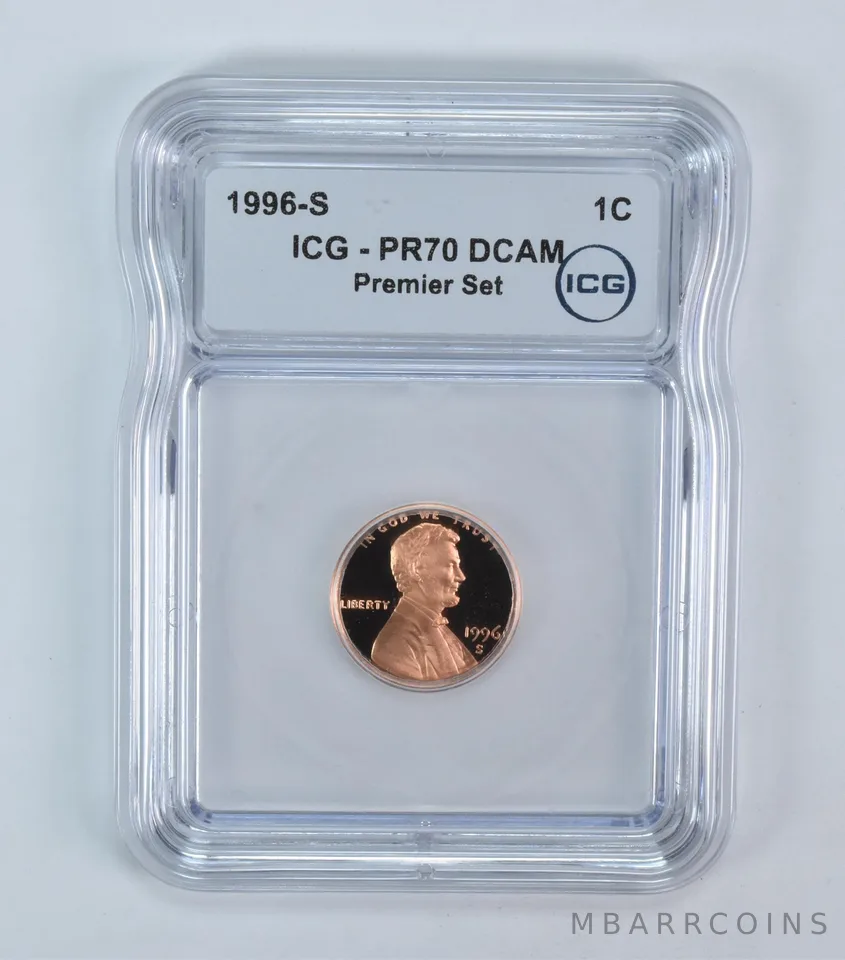 1996-S Lincoln Memorial Cent Premier PR70 DCAM ICG