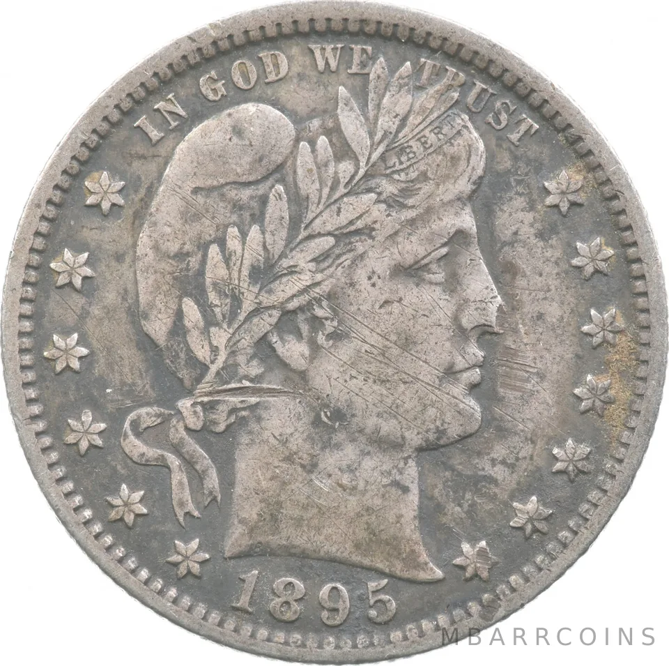 1895 Barber Quarter a3446