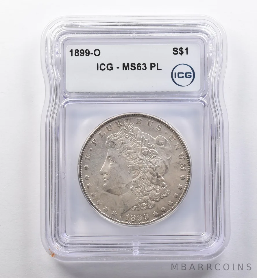 1899-O Morgan Silver Dollar MS63 PL ICG *2214
