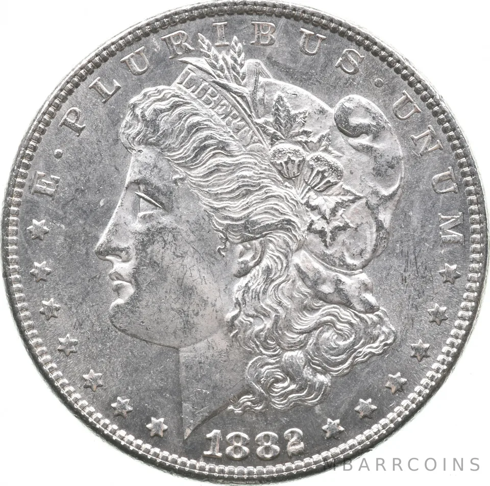 1882 Morgan Silver Dollar Great Contrast *9704