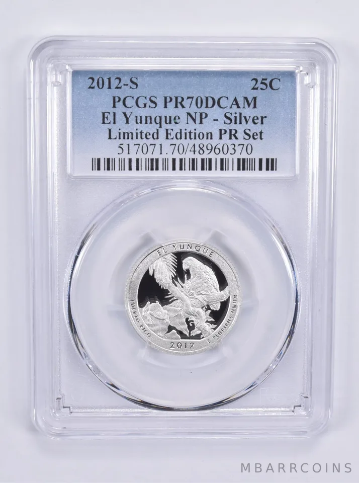 2012-S Washington Quarter El Yunque Silver Limited Edition Set PR70 PCGS