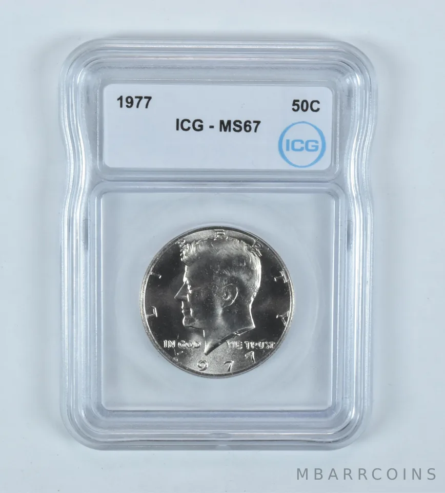 1977 Kennedy Half Dollar MS67 ICG