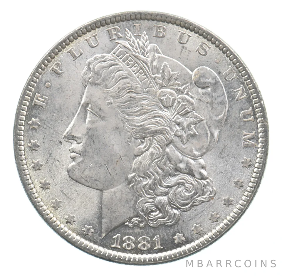 Early - 1881 Morgan Silver Dollar - 90% US Coin *761