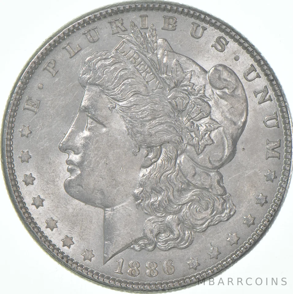 AU+ 1886 (P) Morgan Silver Dollar (1 coin)