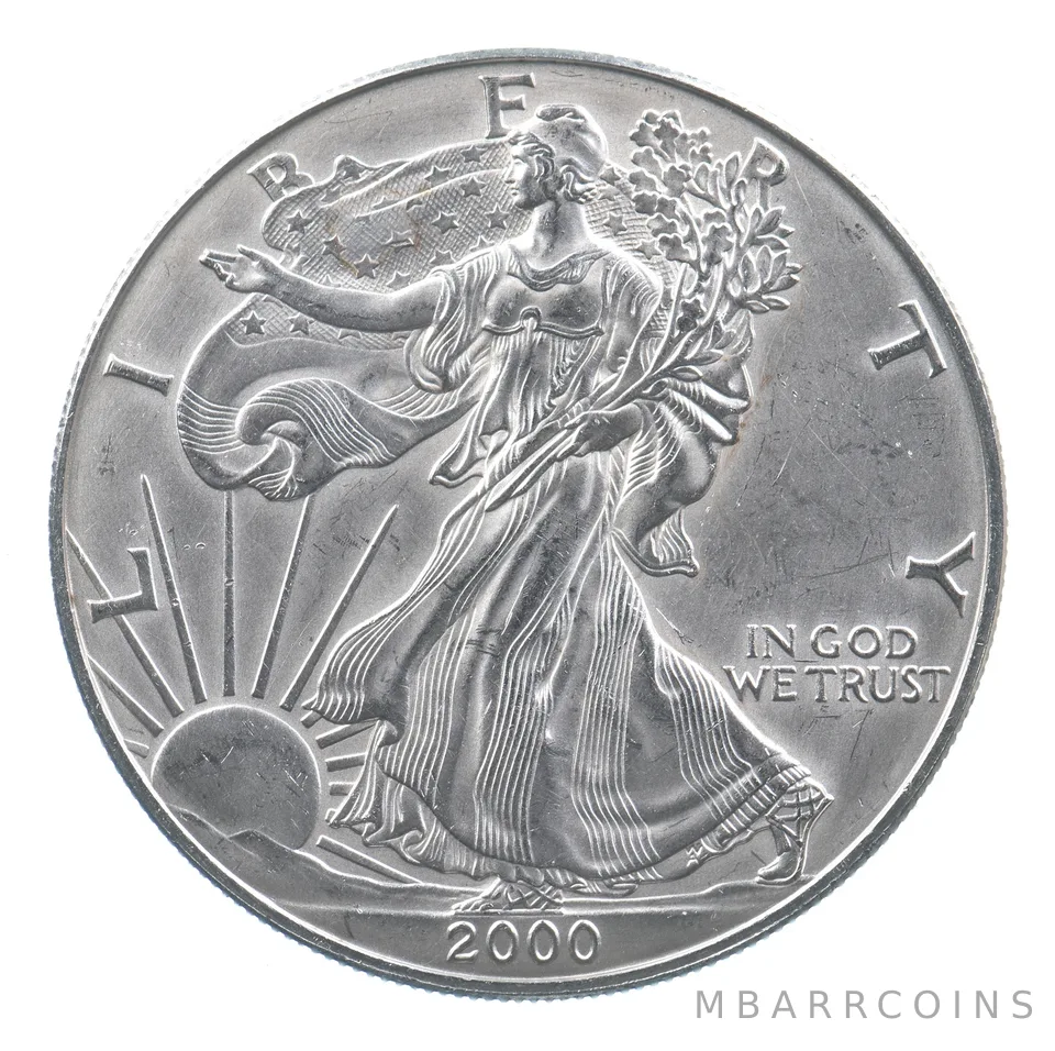 Better Date 2000 American Silver Eagle 1 Troy Oz .999 Fine Silver *891