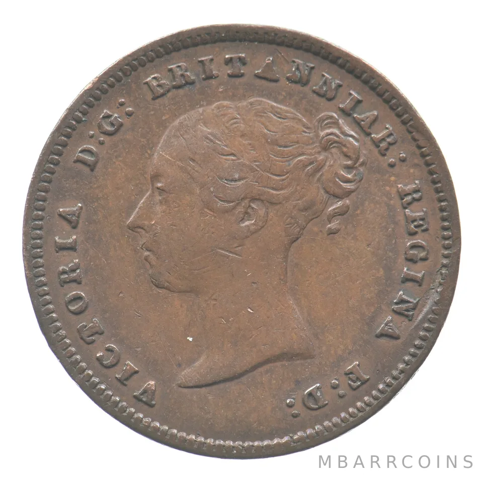 1843 Great Britain Half Farthing a6447