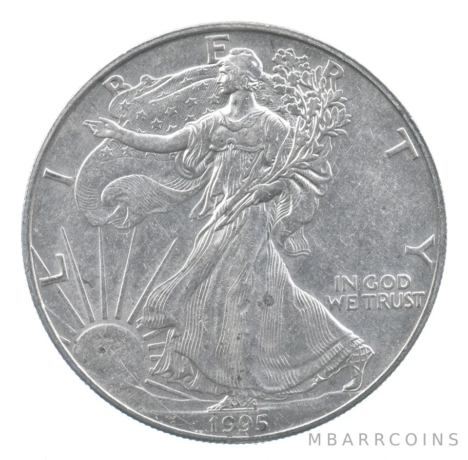 Better Date 1995 American Silver Eagle 1 Troy Oz .999 Fine Silver *797