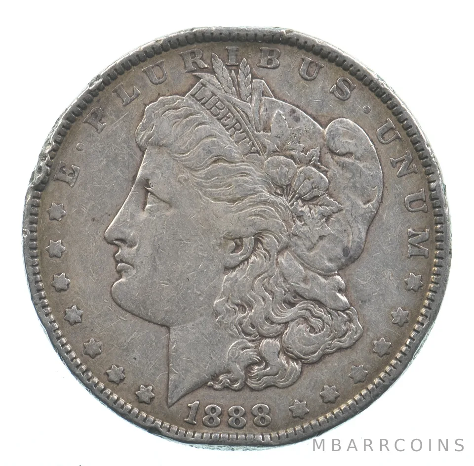 Early - 1888 Morgan Silver Dollar - 90% US Coin *614