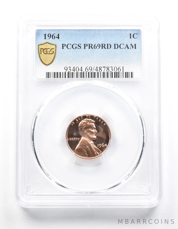 1964 Lincoln Memorial Cent PR69 RD DCAM PCGS *1481