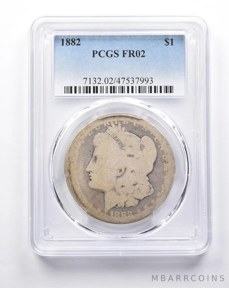 FR02 1882 Morgan Silver Dollar PCGS Low Ball a6952