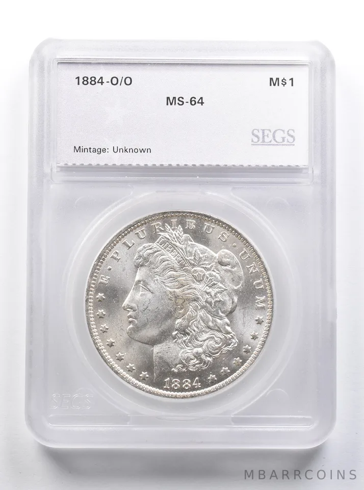 1884-O/O Morgan Silver $1 VAM 10 Breen's Old "So-Called" O/CC Uncirculated *8390