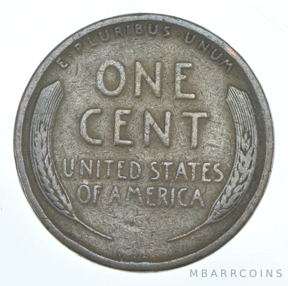 1909 VDB Lincoln Wheat Cent G+