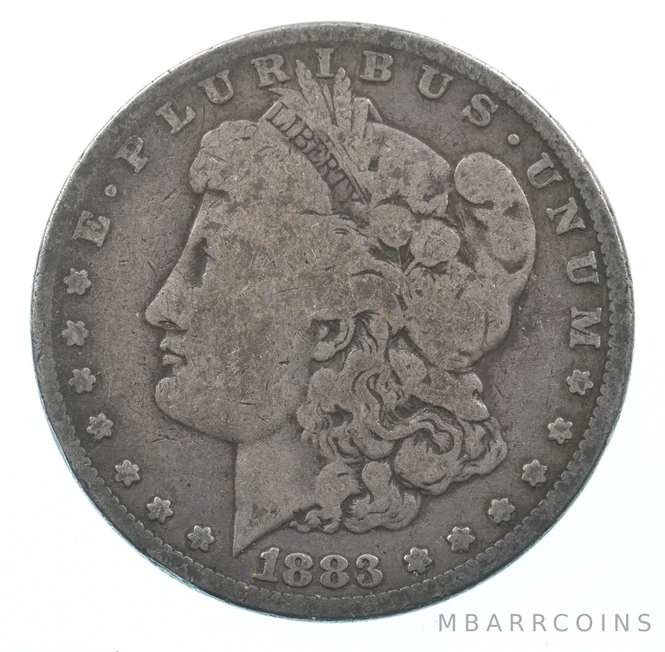 Early - 1883 Morgan Silver Dollar - 90% US Coin *842