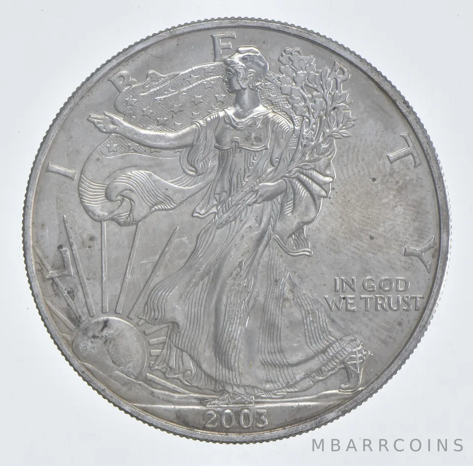Better Date 2003 American Silver Eagle 1 Troy Oz .999 Fine Silver *599