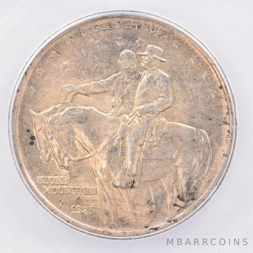 1925 Stone Mountain Commemorative Half Dollar MS64 ICG Beautiful Tone *0838