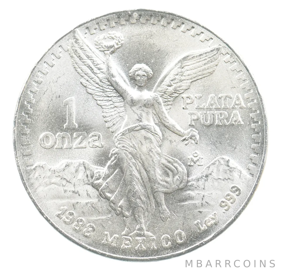 1988 Mo Mexico 1 Onza Silver Libertad *3602