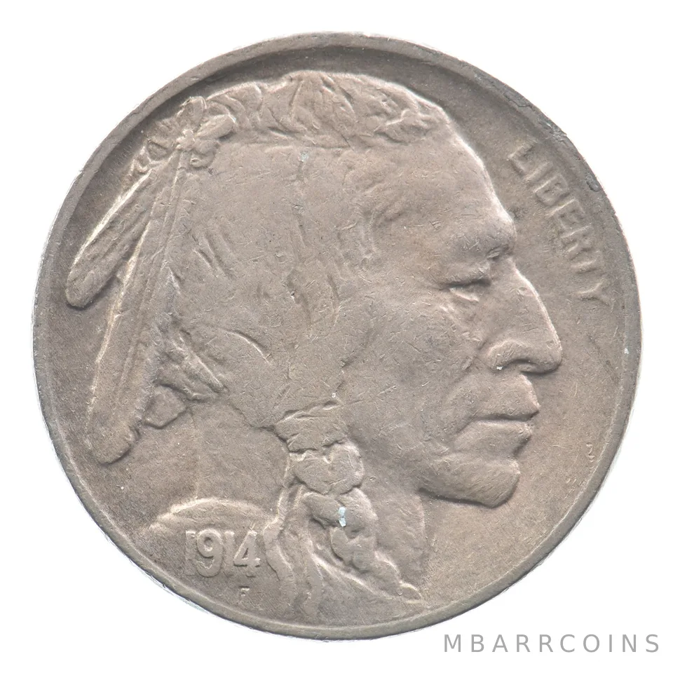 1914-S Indian Head Buffalo Nickel *9072