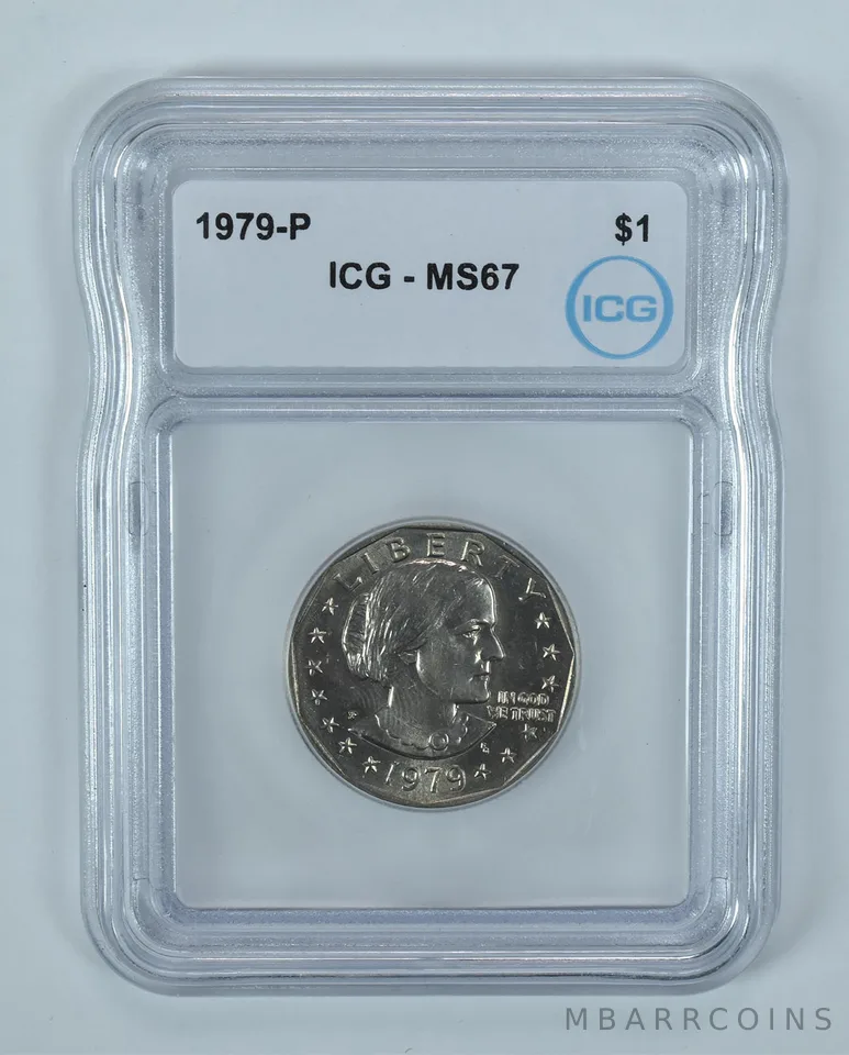 1979-P Susan B Anthony $1 MS67 ICG