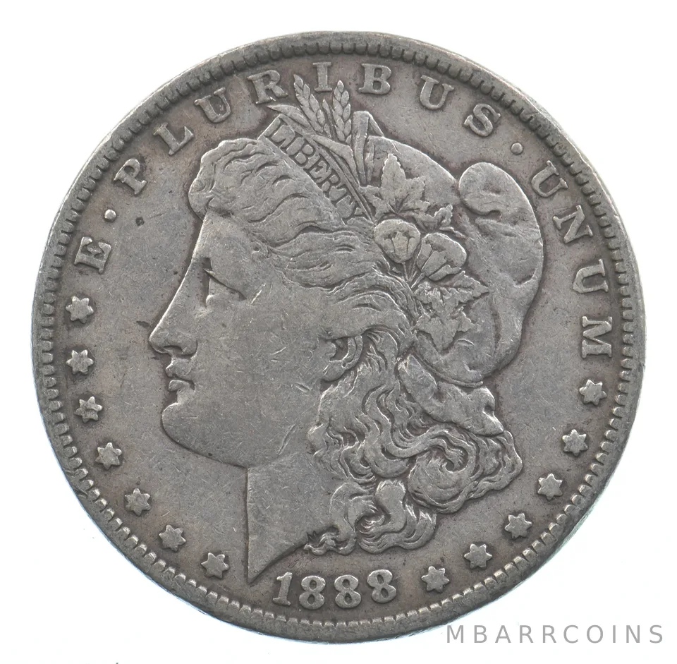 Early - 1888 Morgan Silver Dollar - 90% US Coin *596