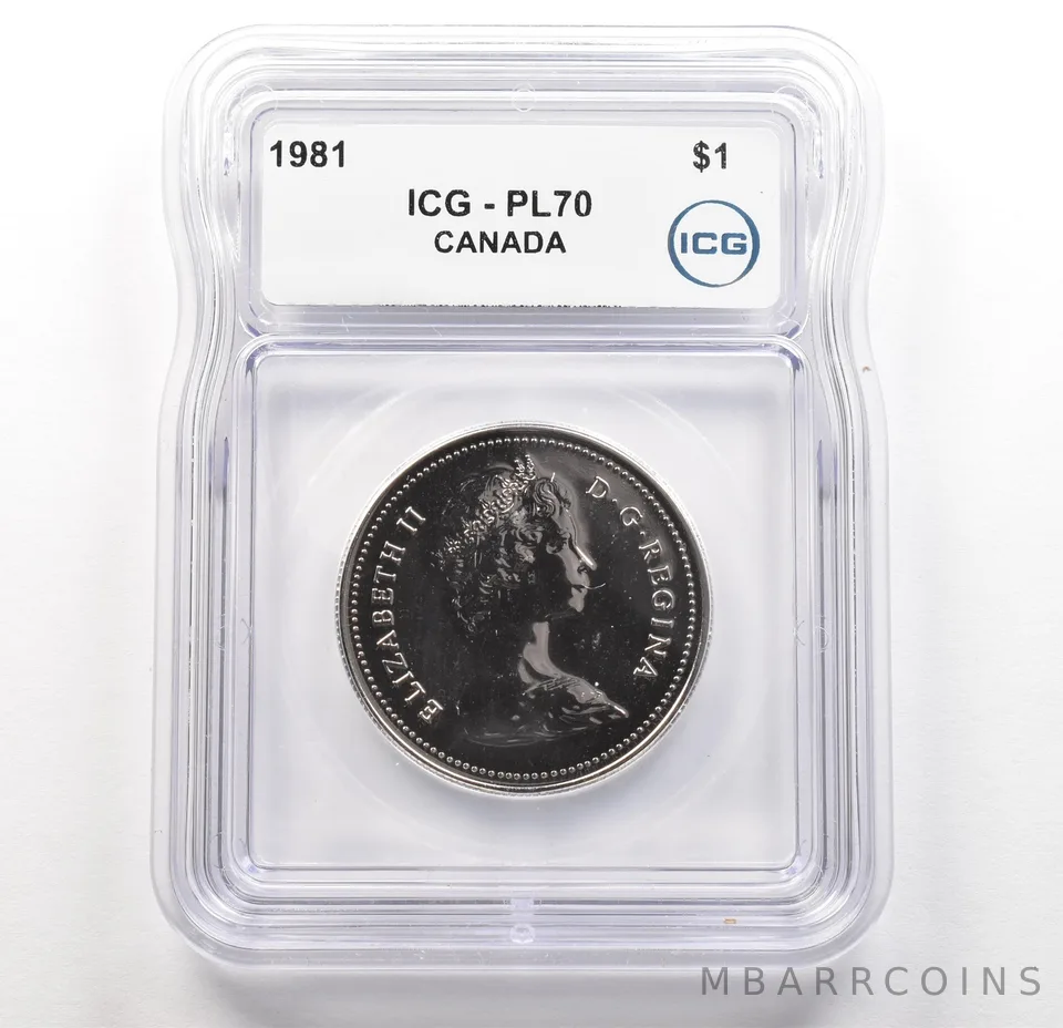 1981 Canada 1 Dollar PL70 ICG a6206