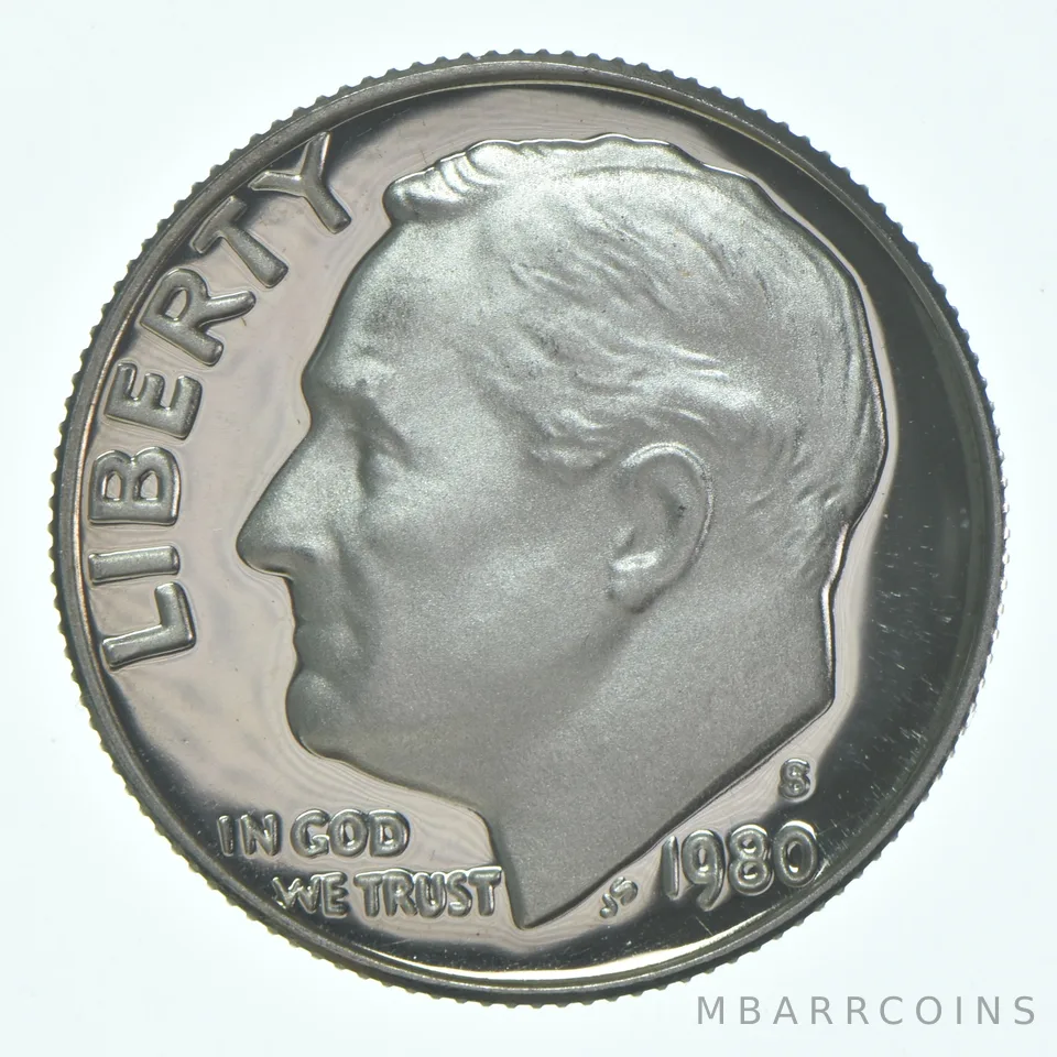 1980-S Roosevelt Dime CLAD Proof