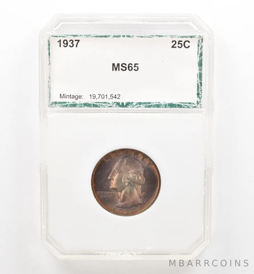1937 Washington Quarter Beautiful Tone *9137
