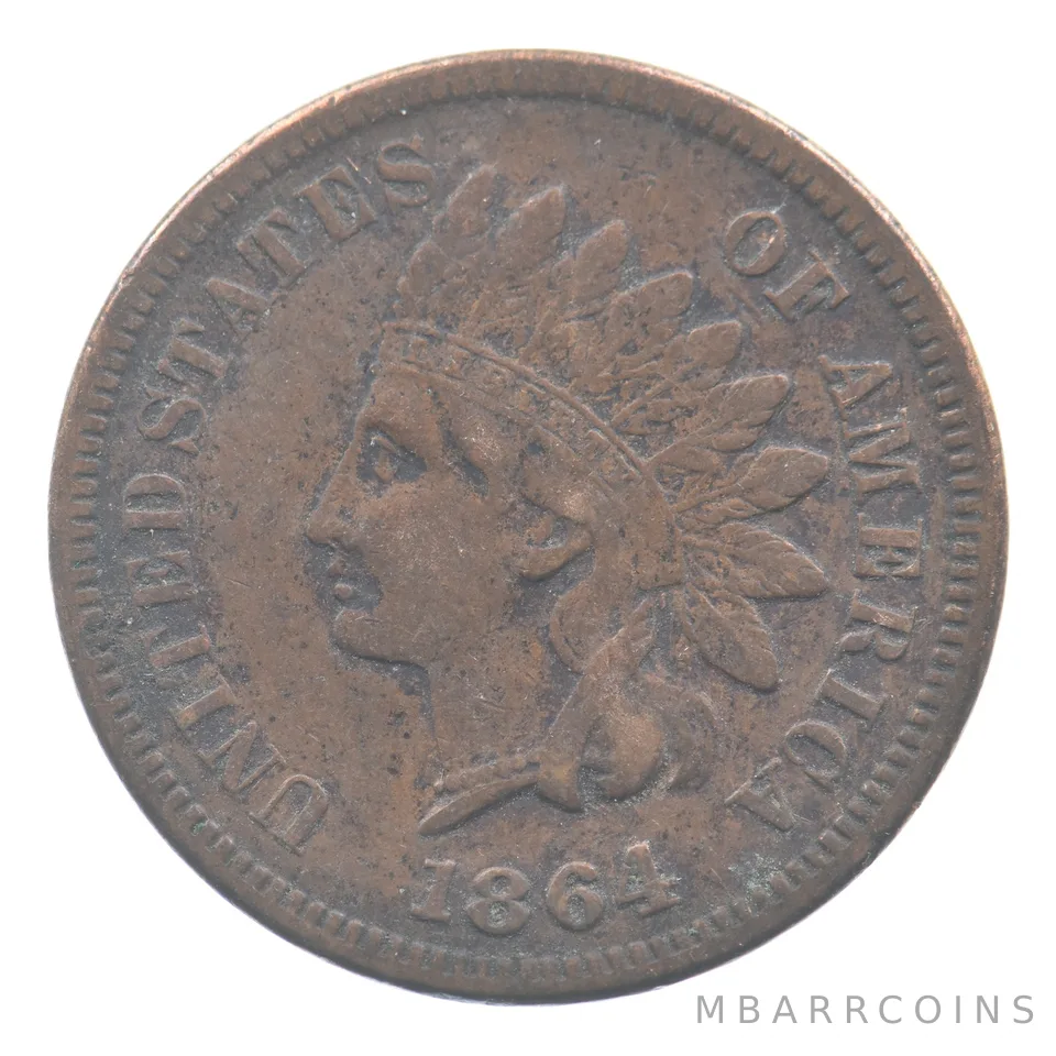 1864 L Indian Head Cent *8830